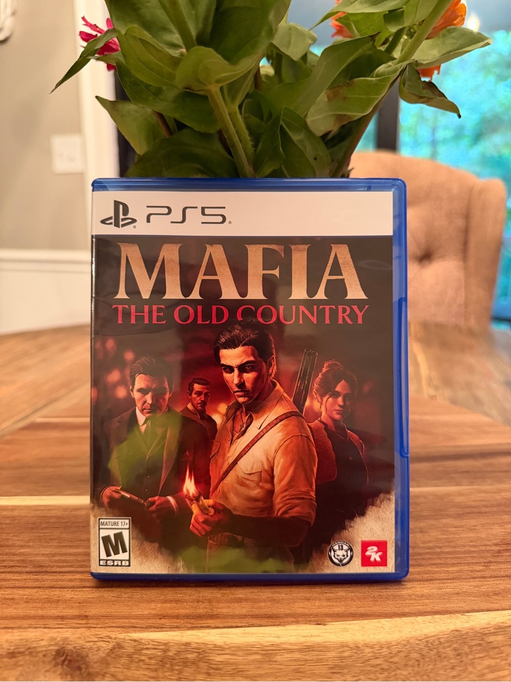 Sony PS5 Mafia: The Old Country (Blue Case, Red Artwork)